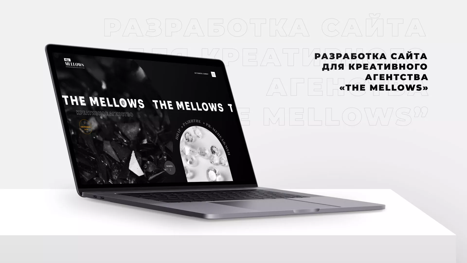 Разработка сайта креативного агентства «The Mellows» в Зее