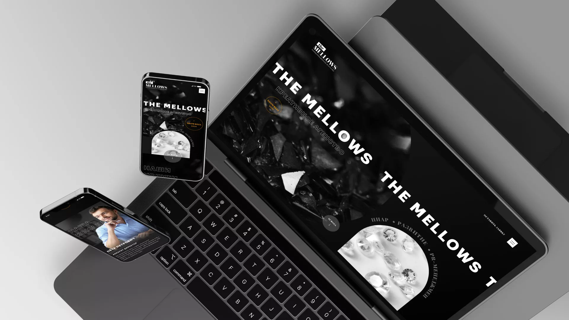 Разработка сайта креативного агентства «The Mellows» в Зее