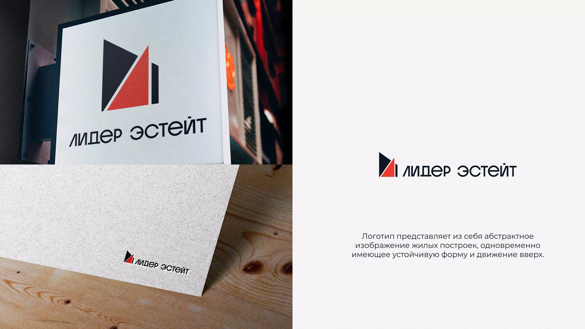 Сделали логотип для агентства недвижимости «Лидер Эстейт» в Зее